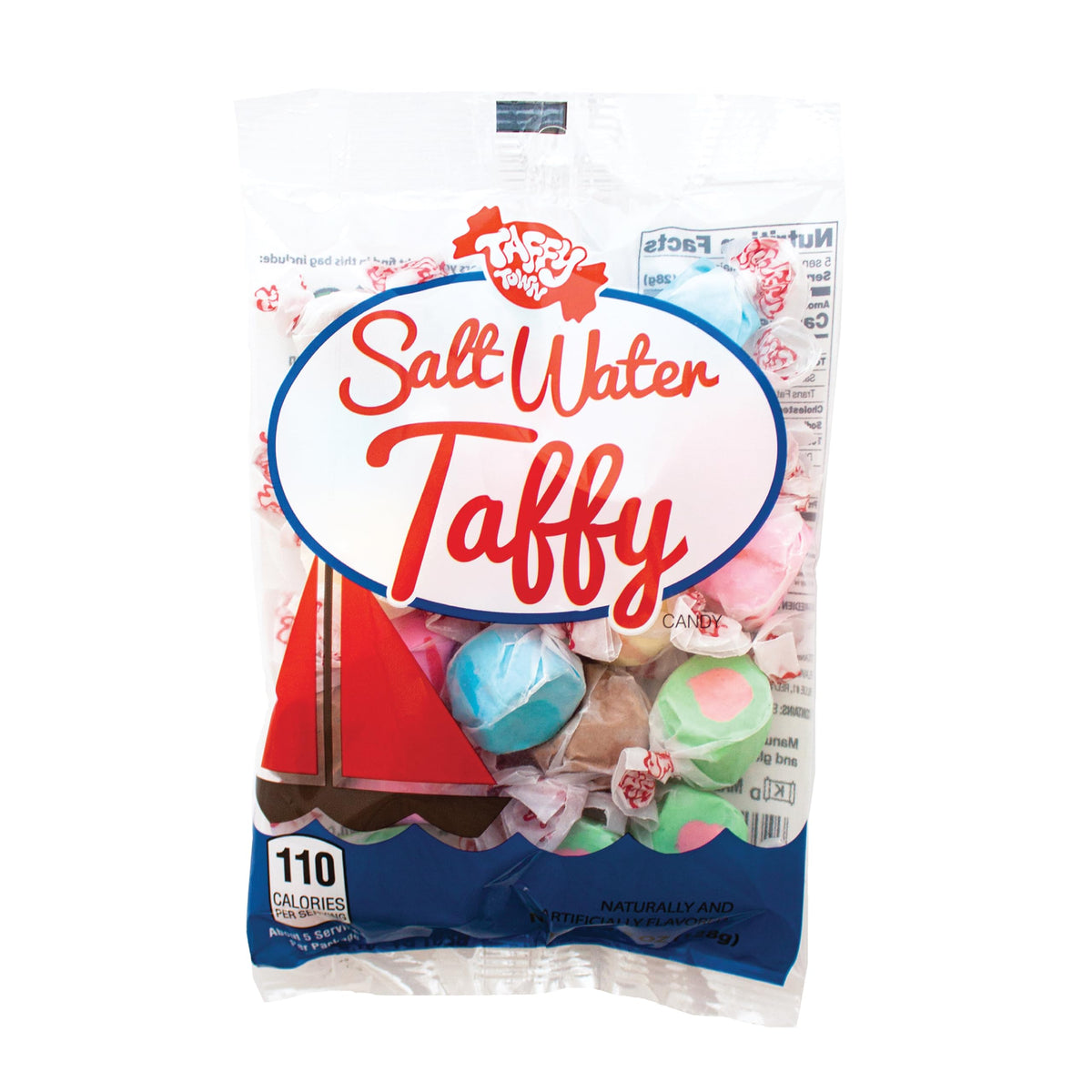 Taffy Town salt water taffy assorted 80oz pack, sharing-friendly.