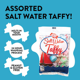 Taffy Town soft, chewy texture close-up, premium quality.