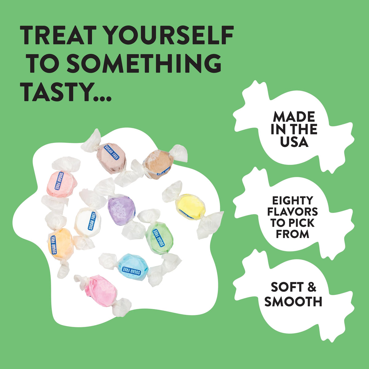 Taffy Town Sugar Free Candies Lite assorted flavors teaser for variety