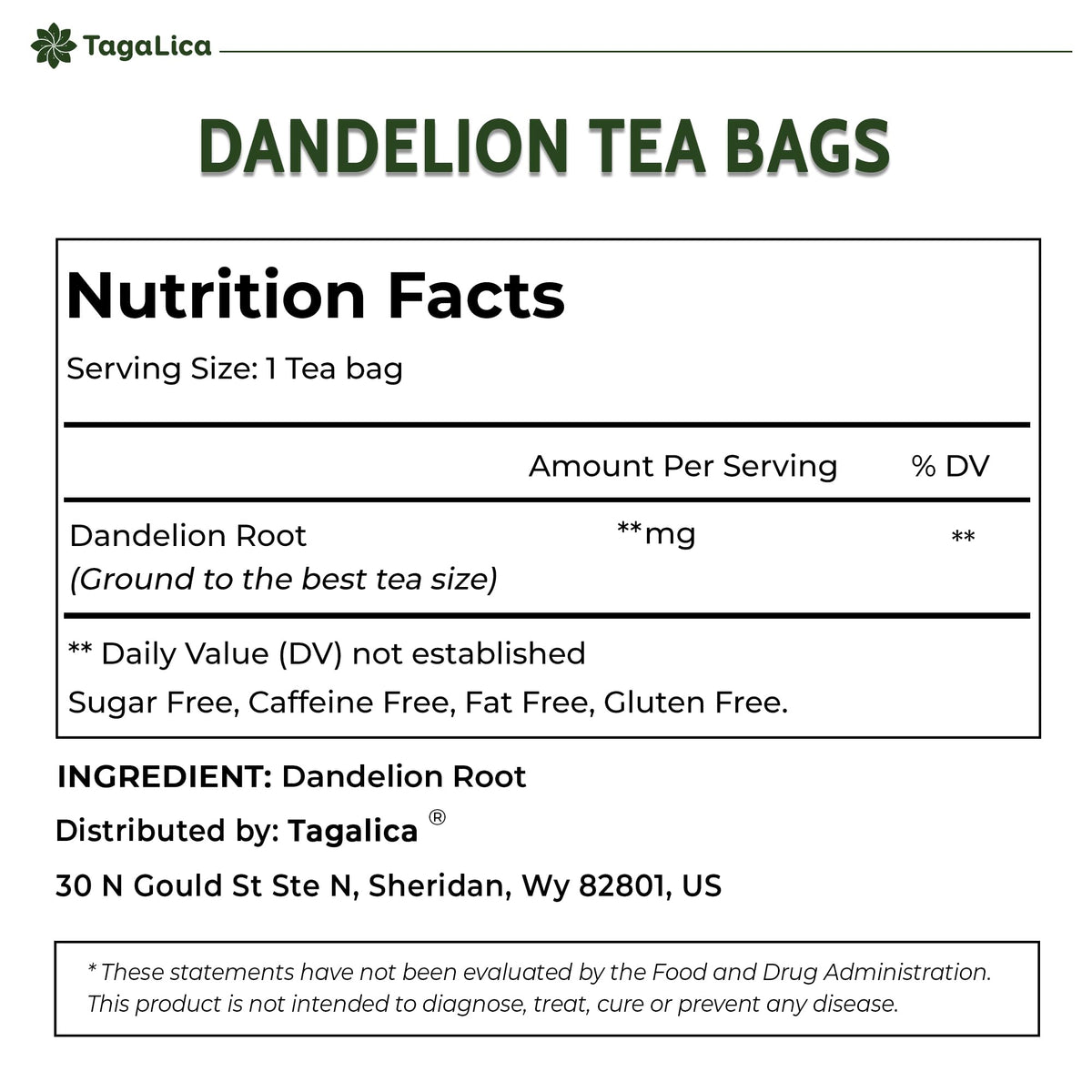 Enjoyed iced Tagalica dandelion tea in a refreshing glass