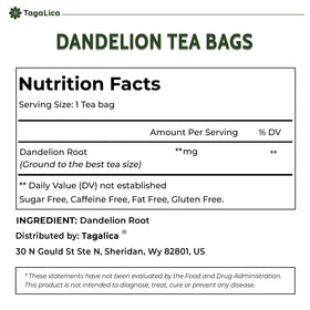 Enjoyed iced Tagalica dandelion tea in a refreshing glass