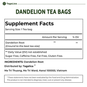 Brewing guide: TagalicaTa tea steep 3–5 minutes.