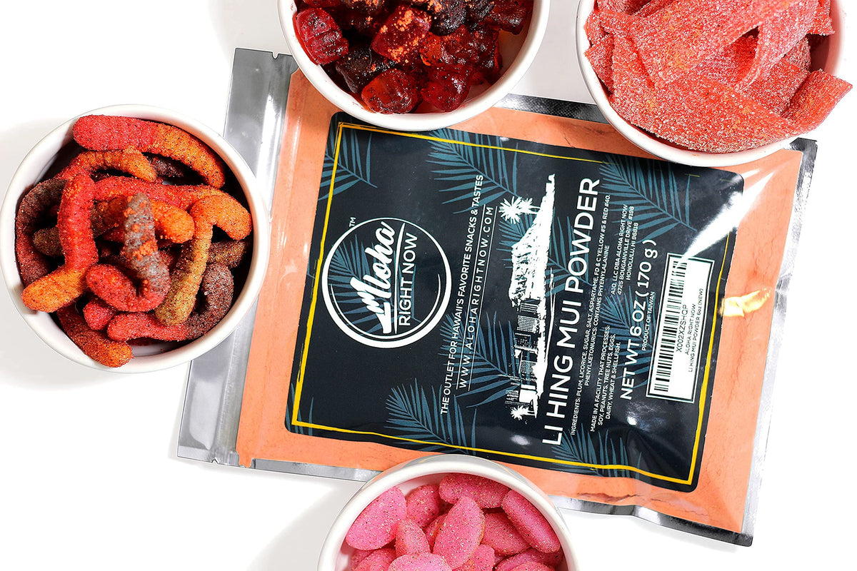 Taiwanese dried plum powder close-up highlighting premium seasoning ingredients.