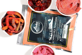 Taiwanese dried plum powder close-up highlighting premium seasoning ingredients.