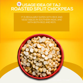 TAJ Gourmet Foods chana dal split desi chickpeas close-up