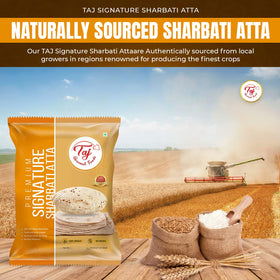 TAJ Signature Sharbati Atta roti color retention showing longer-fresh rotis.