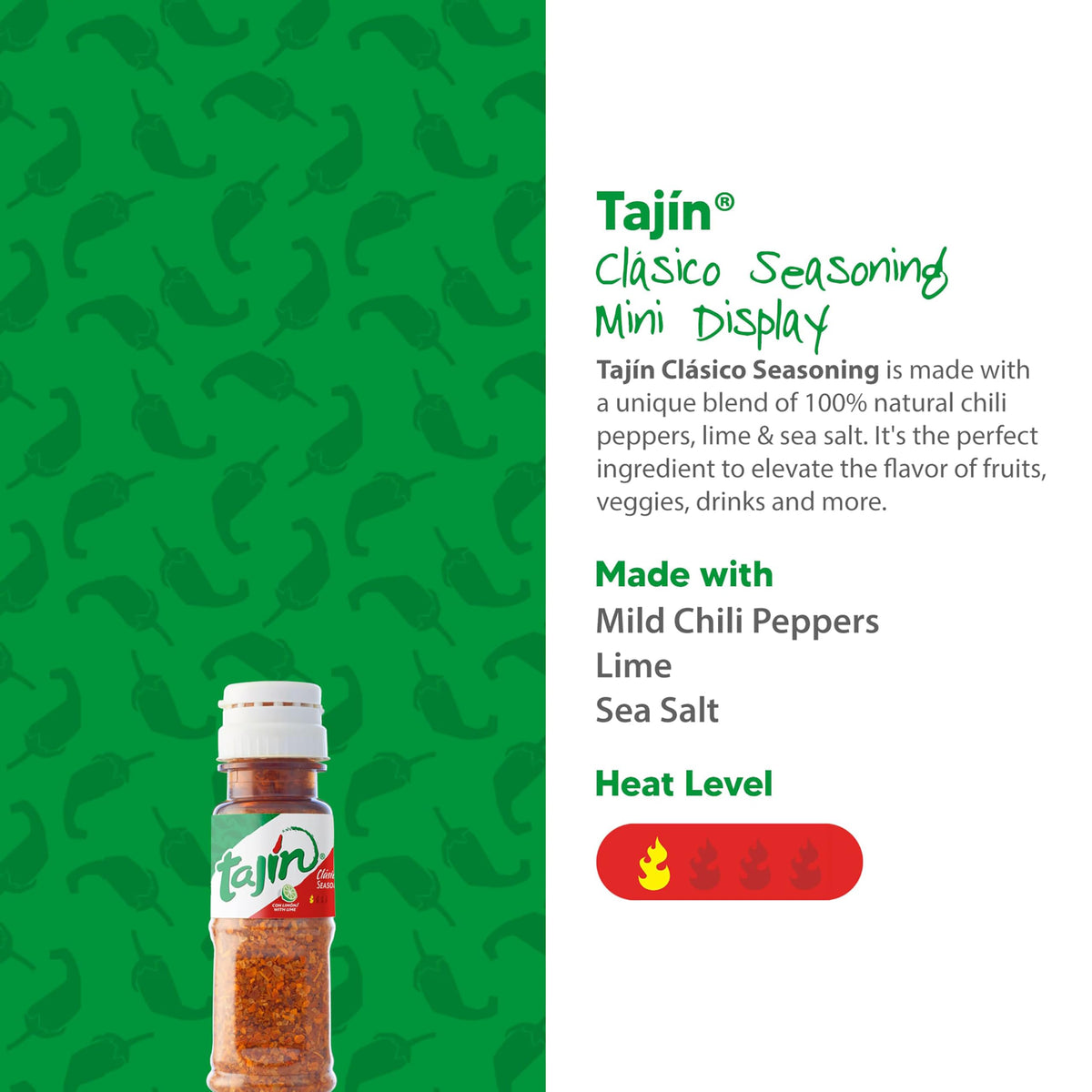 Tajin Clasico taco seasoning on tacos delivers bold, versatile flavor.