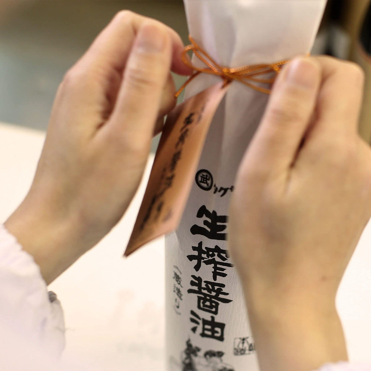 TAKESAN KISHIBORI soy sauce wooden barrel aging reflects traditional craftsmanship