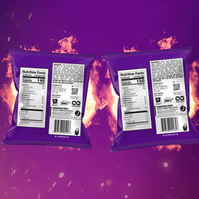 Individually wrapped bags keep freshness for tailgates and road trips.