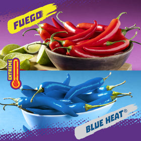Takis Blue Heat rolls 40-count multipack delivers intense flavor for parties.