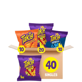 Takis Hero Pack 40-count front view for easy party snacking.