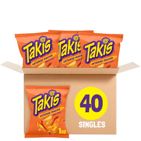 Takis Intense Nacho multipack front view, ideal for tailgates and parties