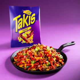 Takis packs bring heat and lime zest to any table setting.