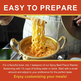 Talcufon ready-instant ramen use shown for fast flavorful meals
