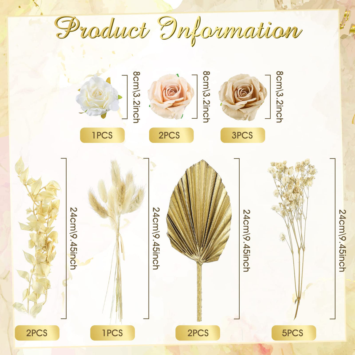 Tallew boho cake topper dried tail grasses adds airy texture to desserts