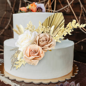 Tallew boho cake topper reeds for bohemian party styling