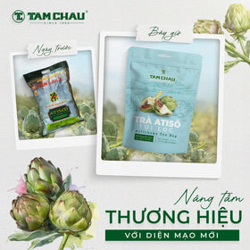 Tam Chau Artichoke Tea brew cup setup for comforting hot tea moments.