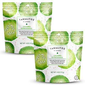 Tamalitoz Cucumber Extravaganza bag front – bold packaging and crisp cucumber flavor.