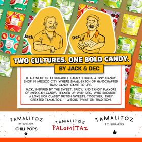 Tamalitoz Blood Orange candy with chile-lime center, zesty flavor experience.