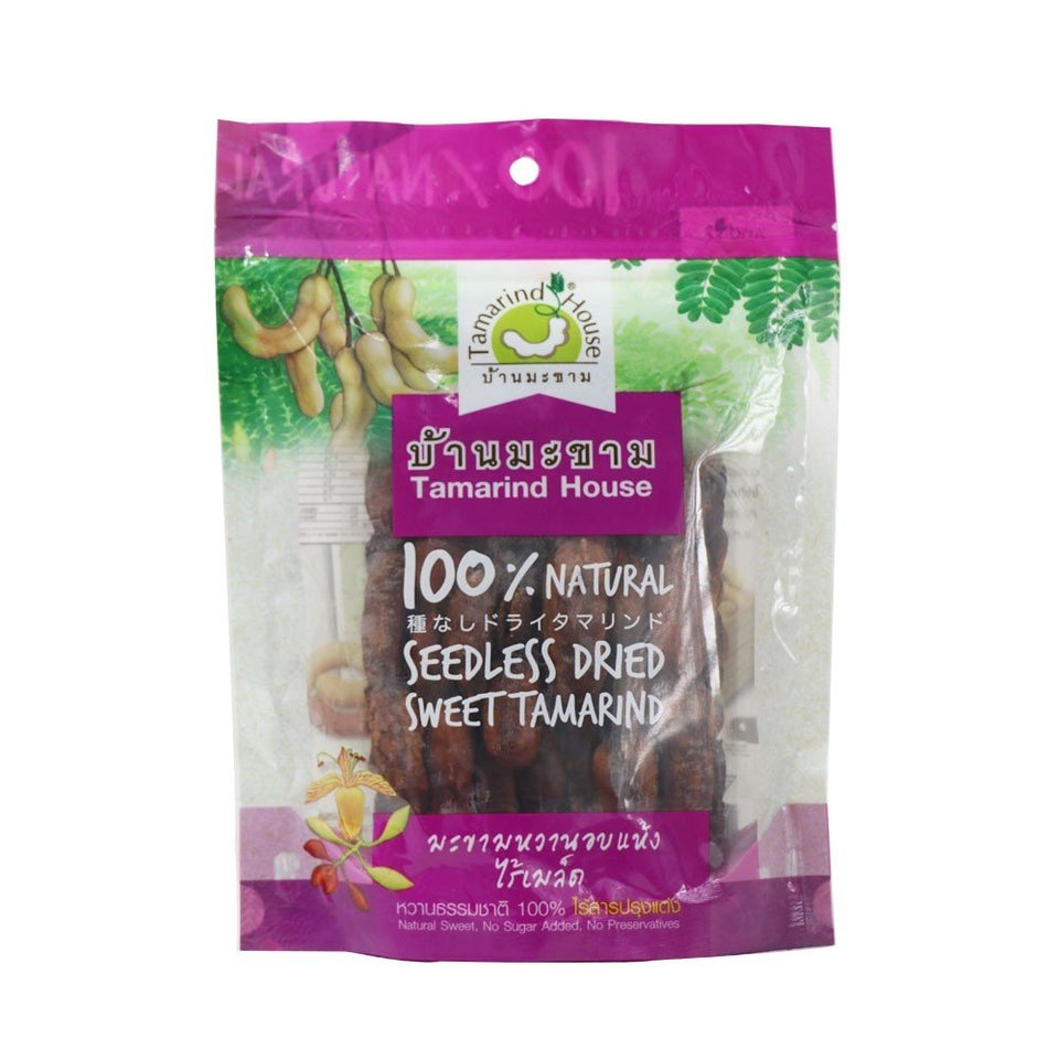 Tamarind House seedless dried tamarind snack, ideal for on-the-go enjoyment.