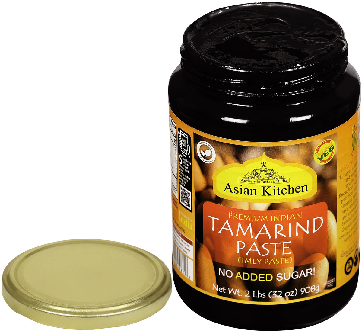 tamarind paste indian origin label demonstrates authentic sourcing and quality