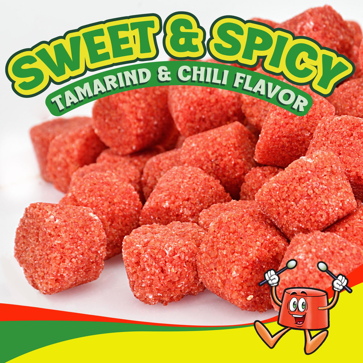 Tamborines Enchilados bulk pack label highlights value