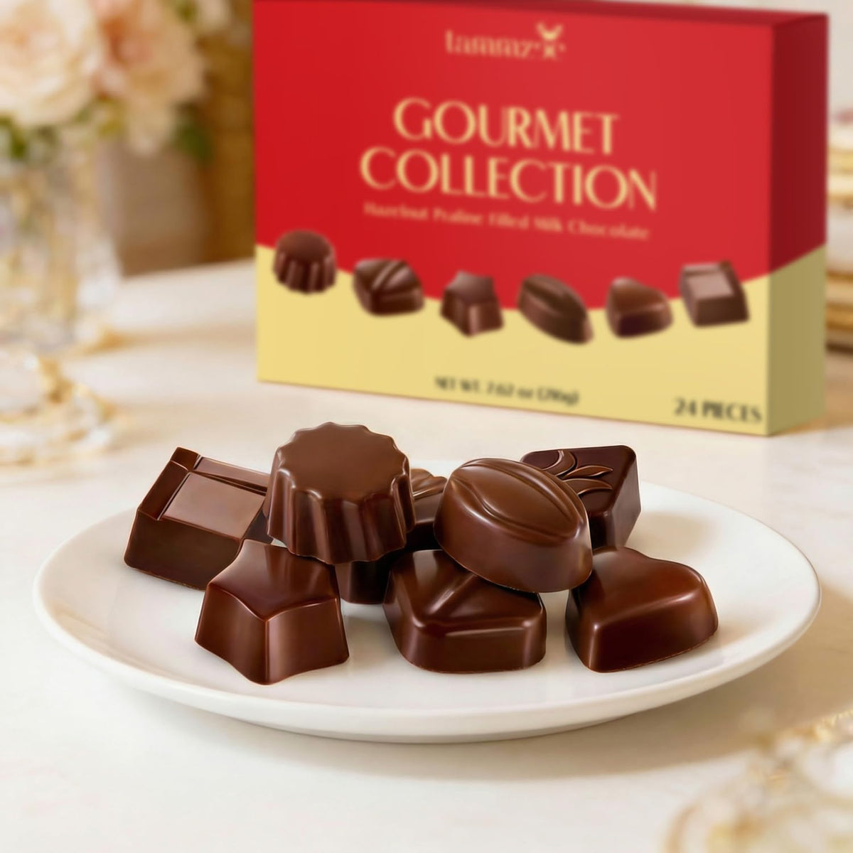 TAMMZEE chocolates ideal for parties, gatherings, and special events.