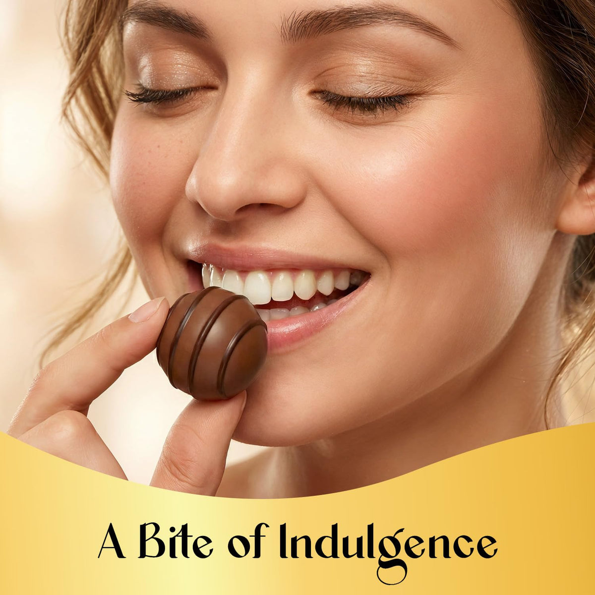 TAMMZEE strawberry flavored cream truffle artfully arranged for gifting.