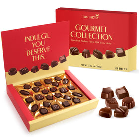 TAMMZEE Mothers Day gift box with 24 chocolates ready for sharing.