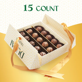 TAMMZEE hazelnut truffle in elegant box, perfect for gifting.
