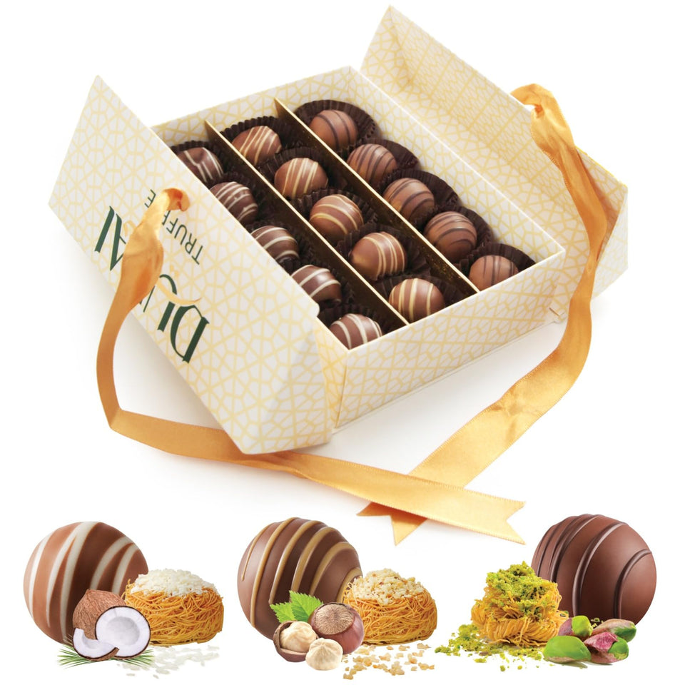 TAMMZEE pistachio truffle in Mother’s Day box, ideal for celebrations.