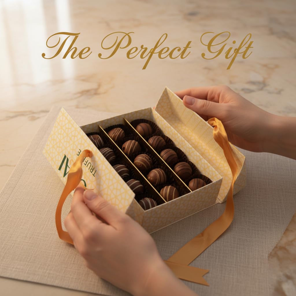 TAMMZEE sharing moments with truffles, perfect for friends and family.