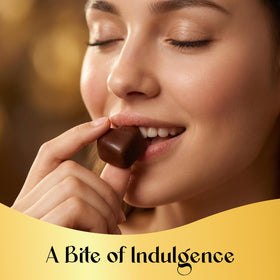 TAMMZEE smooth-melt milk chocolate delivers a refined mouthfeel.