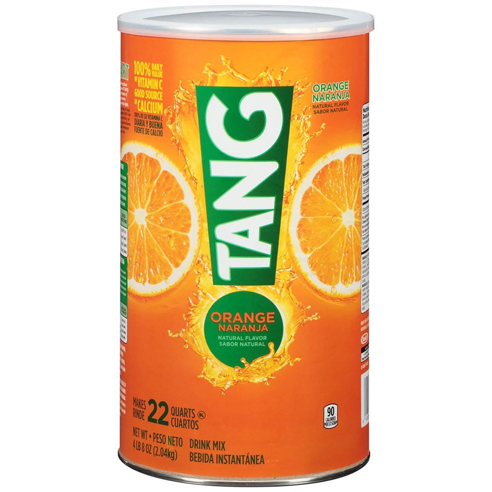 Tang Orange Drink Mix 72oz container for on-the-go hydration and vitamin C