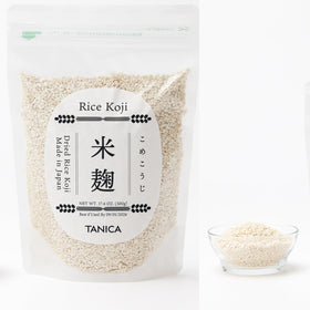 TANICA Rice Koji bag front, ready for home fermentation projects