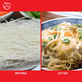 Fresh spring rolls featuring TANISA vermicelli offer gluten-free freshness.