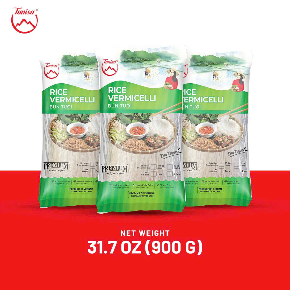 Organic Tay Ninh rice sources underpin TANISA vermicelli authenticity.