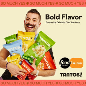 Tantos Puffed Pasta Chips 4oz Bag – convenient snack pack