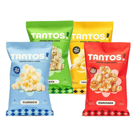 Tantos Puffed Pasta Chips Classico – sea salt and olive oil finish