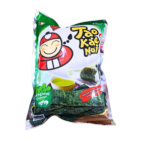 Tao Kae Noi Hi Crispy Seaweed Original bites, ideal for lunchboxes.