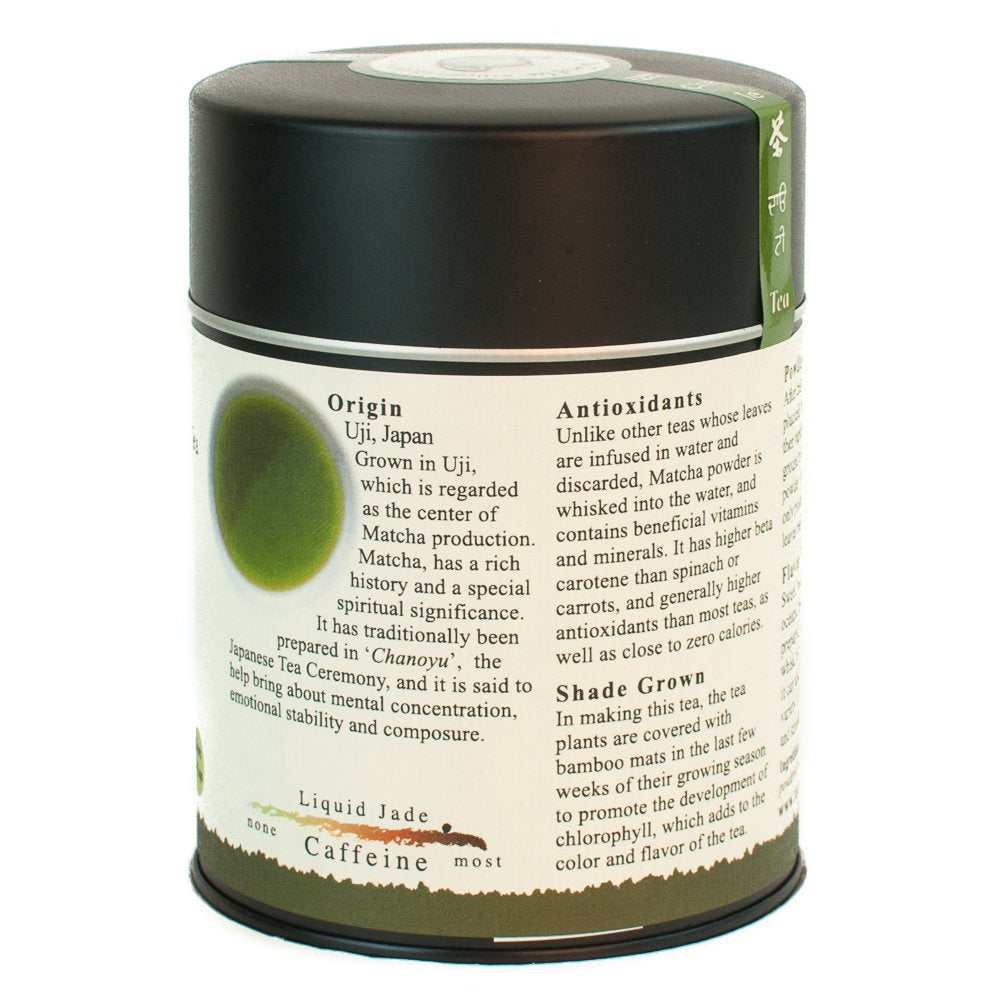 Close-up of vibrant powdered matcha showing vivid green, ideal for whisking.