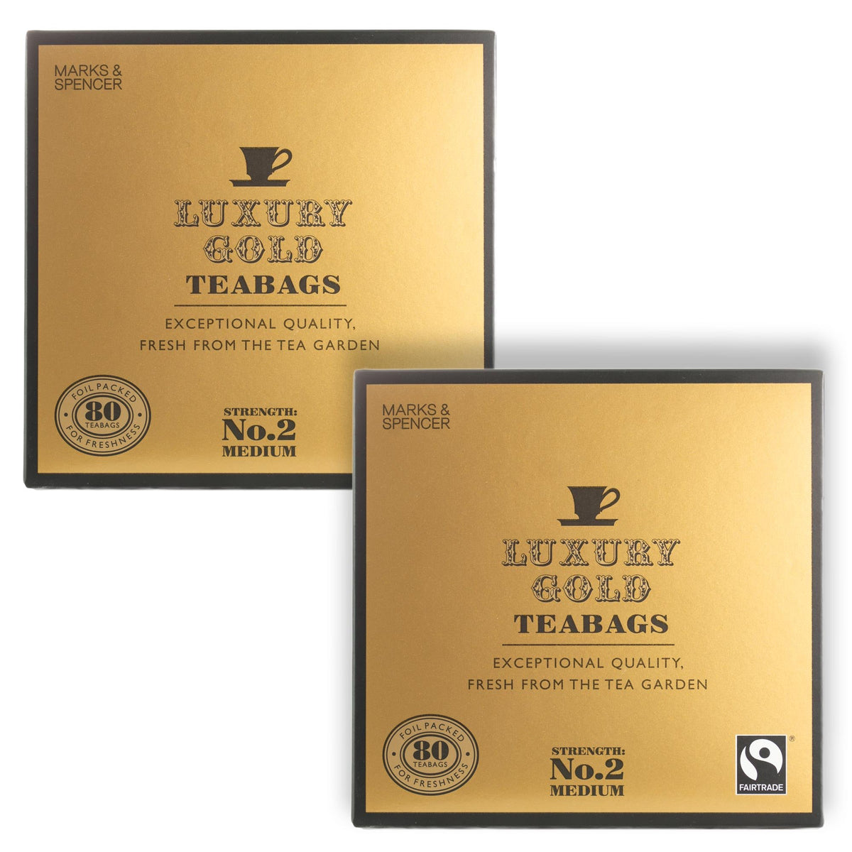 TAOindustry Gold Tea bag in cup with rich aroma and smooth flavor.