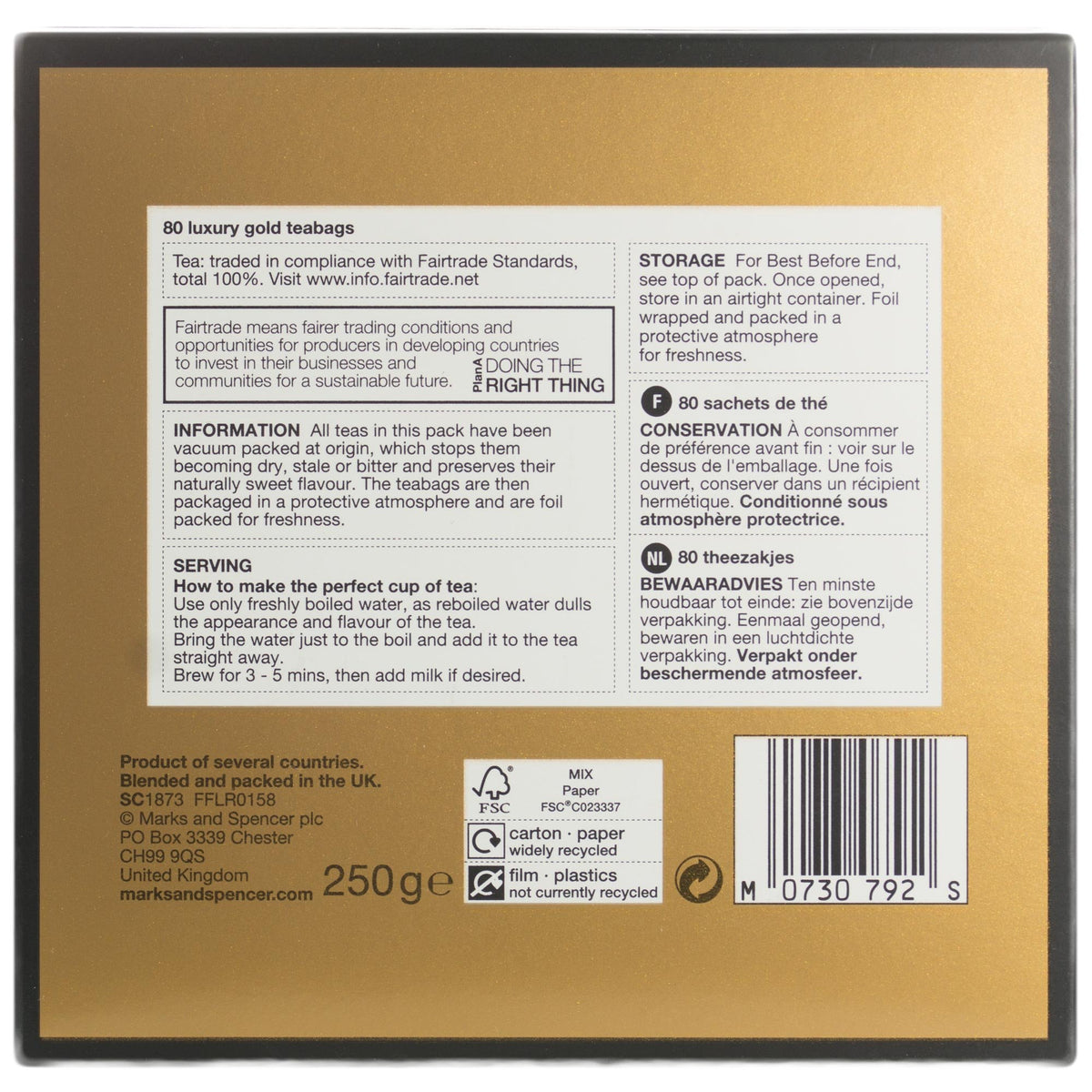 TAOindustry two-pack of 80 bags offers convenient, value-packed luxury tea.
