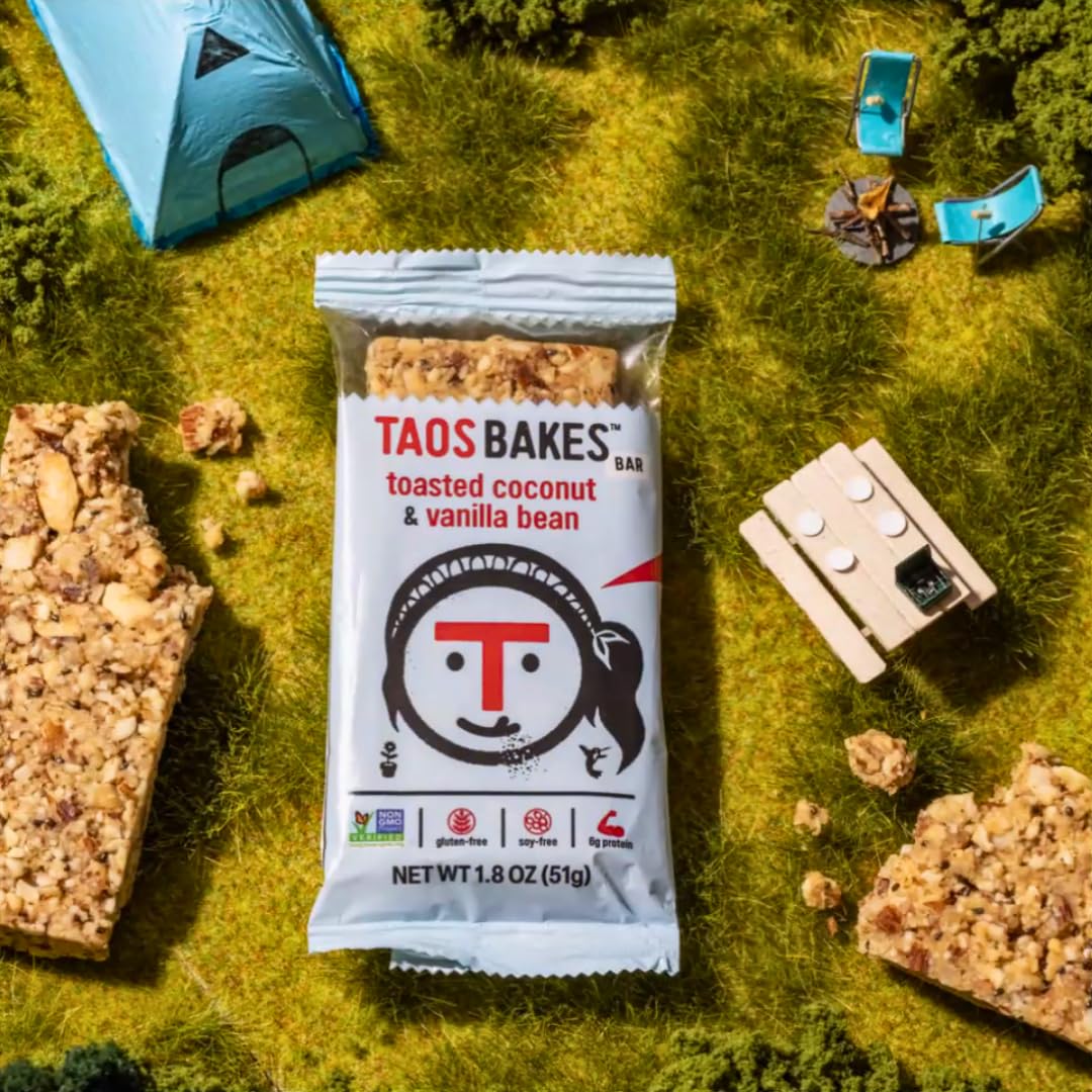 Taos Bakes 12-Pack Display—convenient bulk pack for sharing.