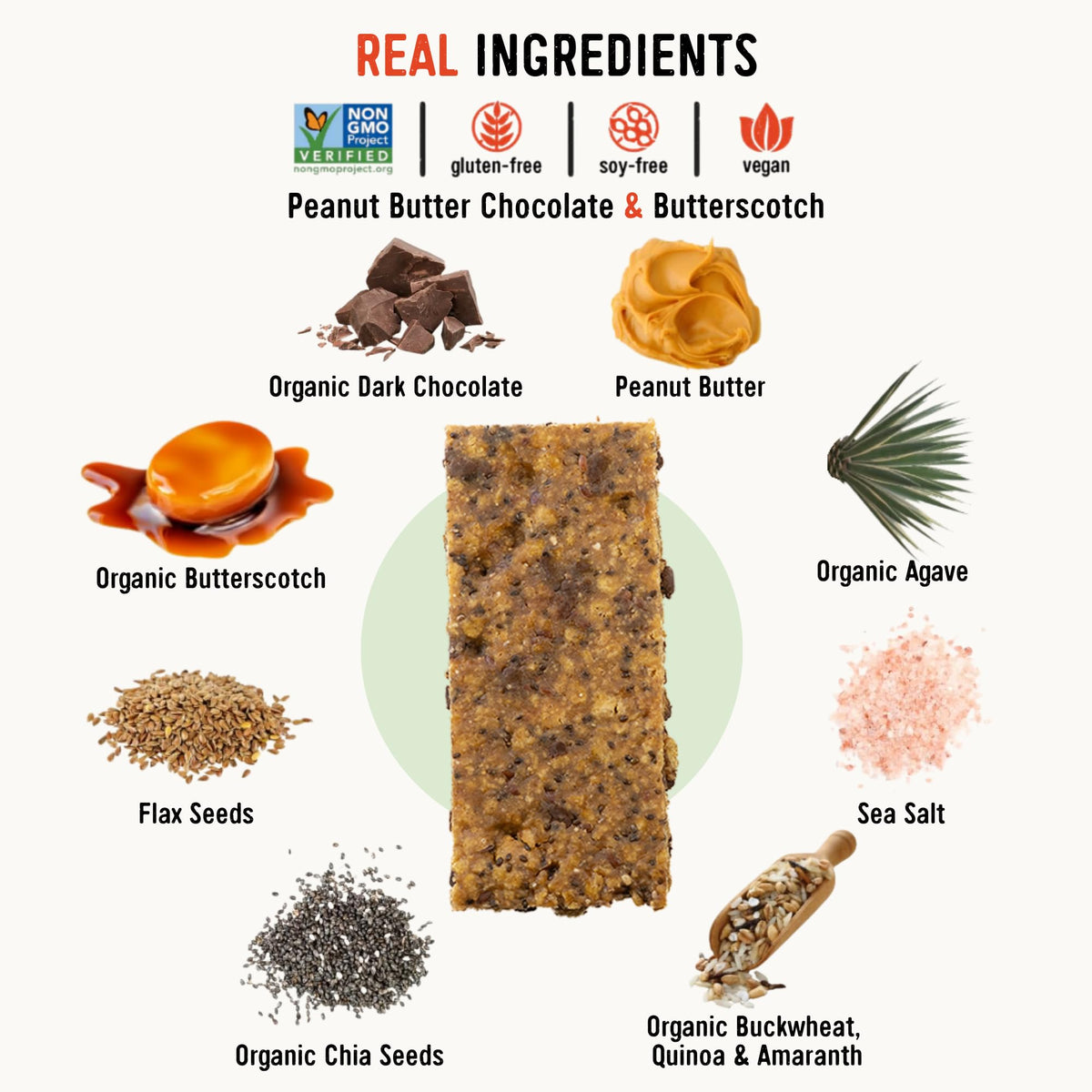 Taos Bakes bar packaged display, convenient office snack option