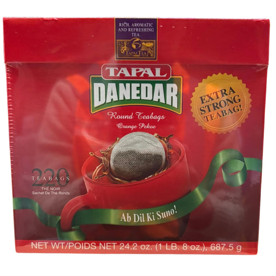 Tapal Danedar 2-cup tea bags in a box for easy daily brewing