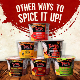 Front view of Tapatio Ramen Noodle Soup 6-pack packaging