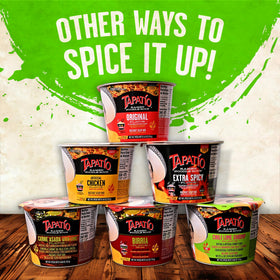 Tapatio Ramen six-pack packaging, convenient multi-pack for quick meals.