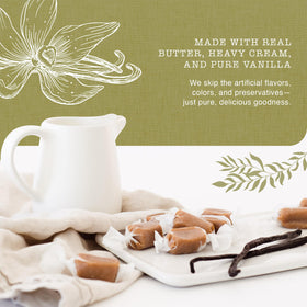 Taras caramels individually wrapped for on-the-go enjoyment