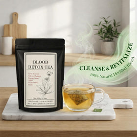 Tarlyrano caffeine-free tea bags emphasize easy, soothing daily use.